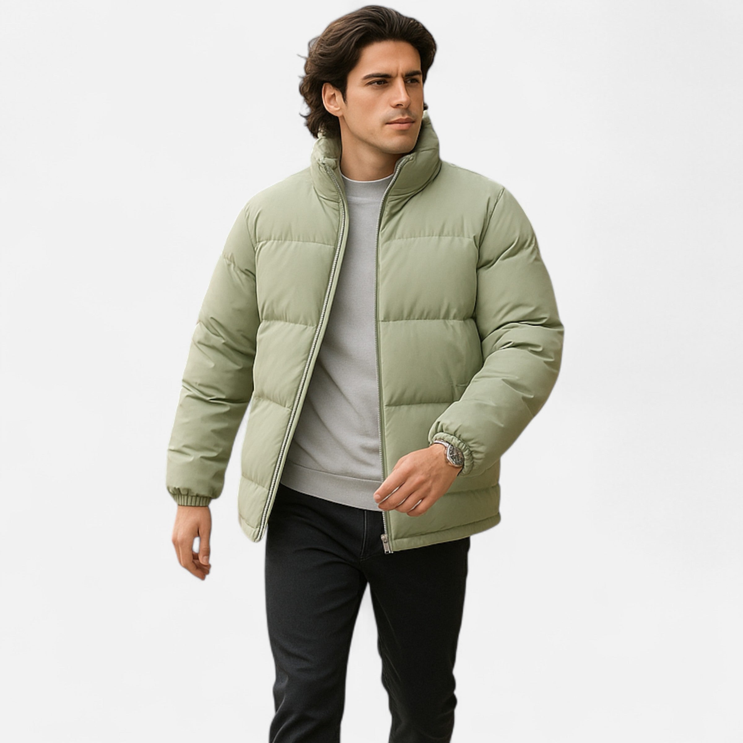 Darvelle | Men's Plus Size Winter Quilted Jacket Waterproof and Warm