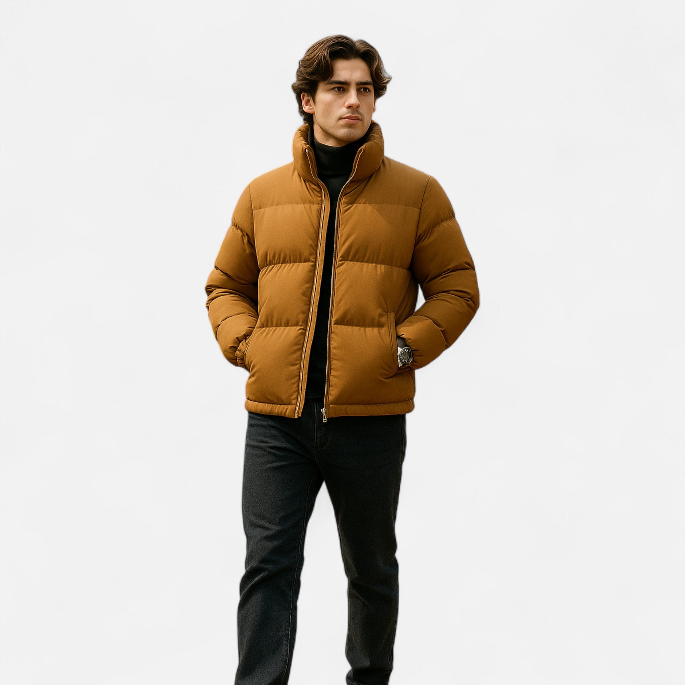 Darvelle | Men's Plus Size Winter Quilted Jacket Waterproof and Warm