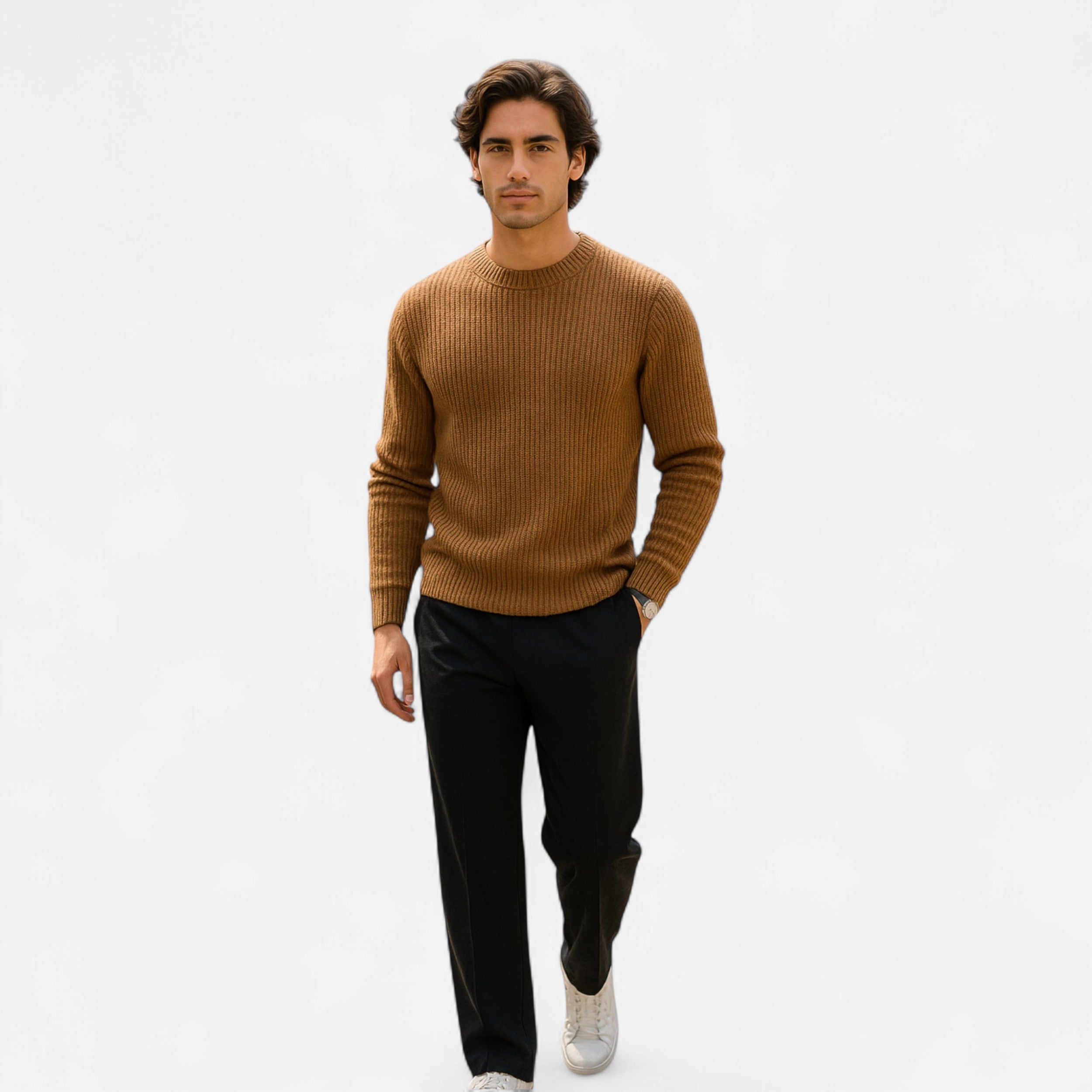Darvelle | Men's Handcrafted Round Neck Sweater