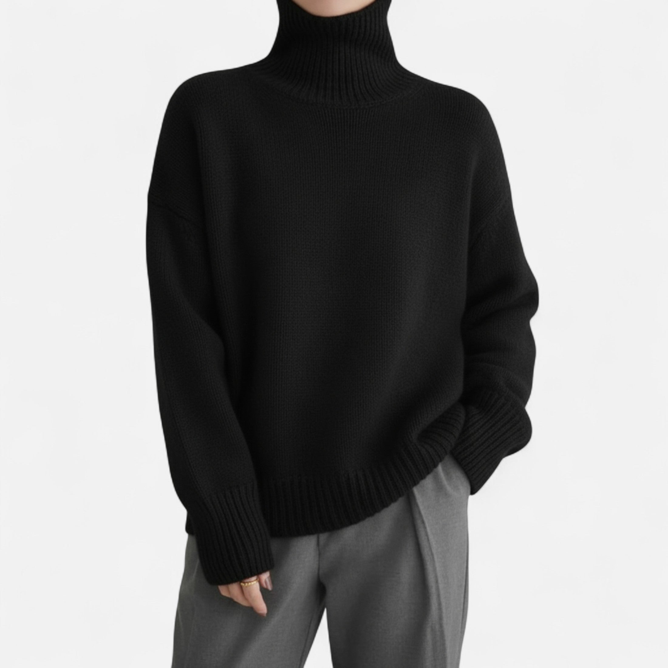 Darvelle | Women's Winter High Neck Cashmere Sweater