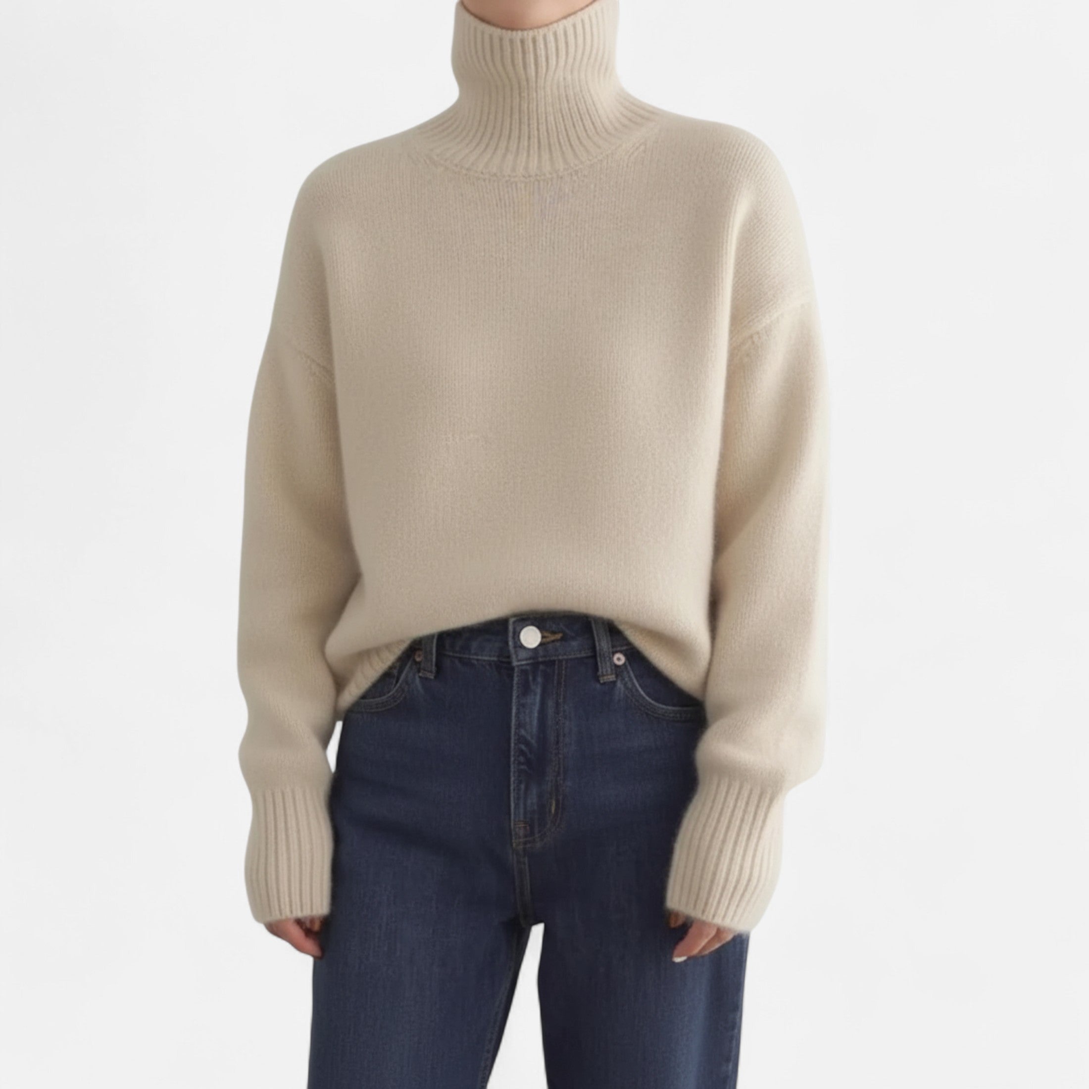 Darvelle | Women's Winter High Neck Cashmere Sweater