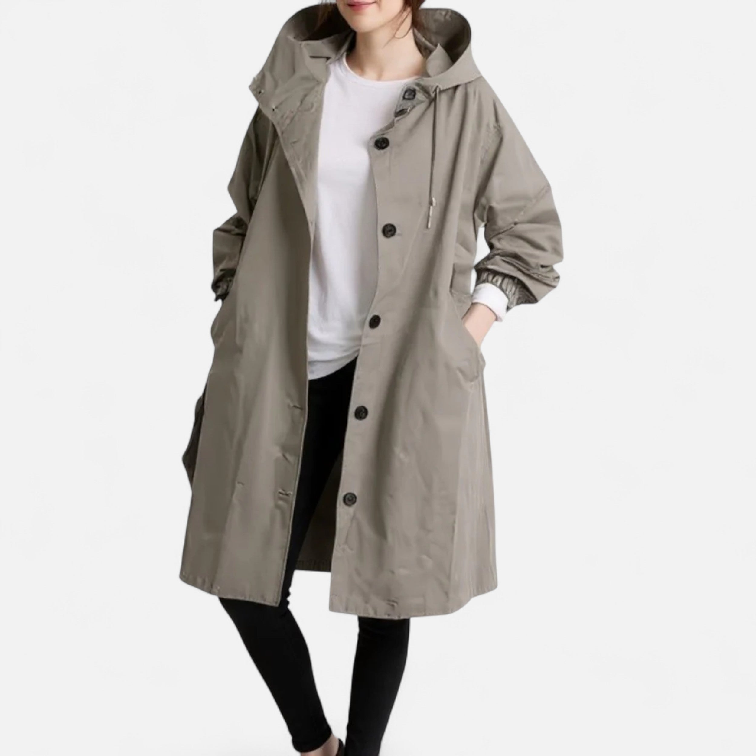 Darvelle | Women's Timeless Waterproof Hooded Raincoat