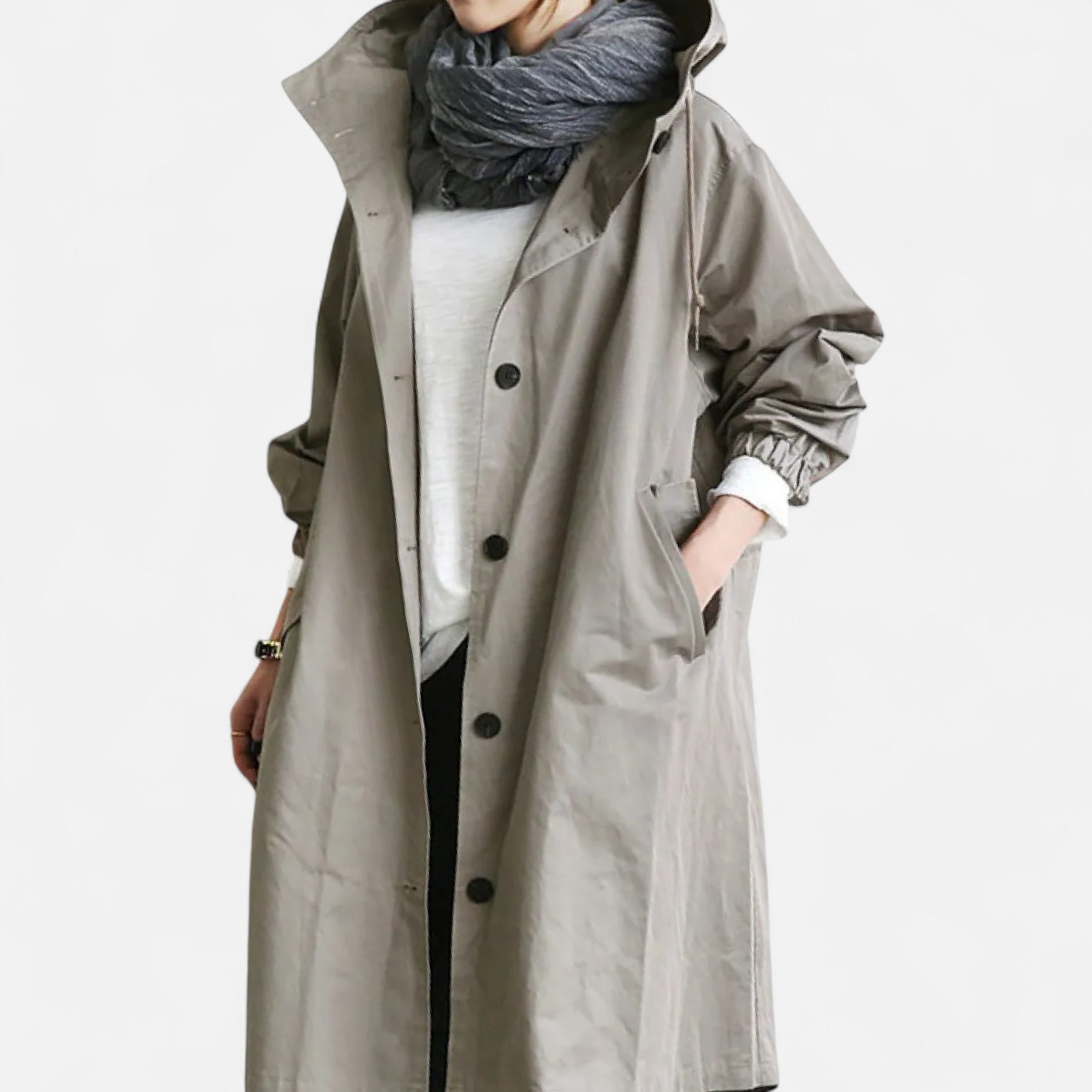 Darvelle | Women's Timeless Waterproof Hooded Raincoat