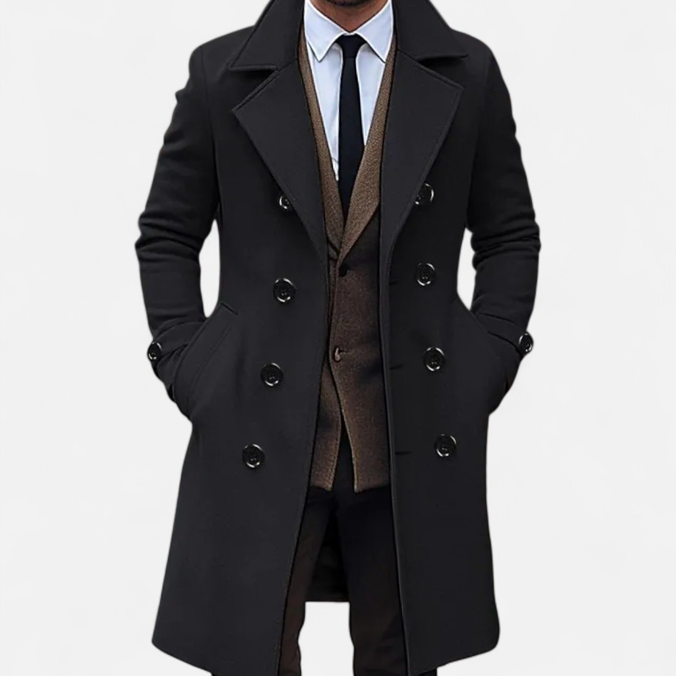 Darvelle | Men's Double-Breasted Winter Coat