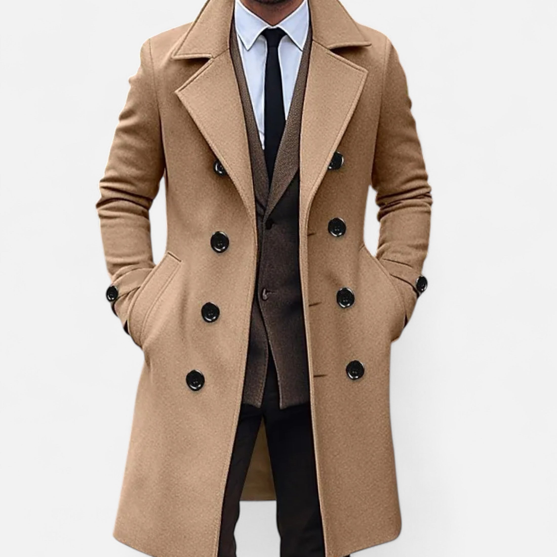 Darvelle | Men's Double-Breasted Winter Coat