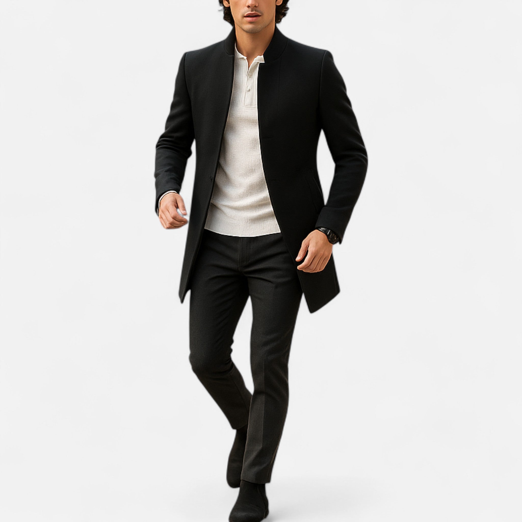 Darvelle | Men's Timeless Elegance Wool Coat