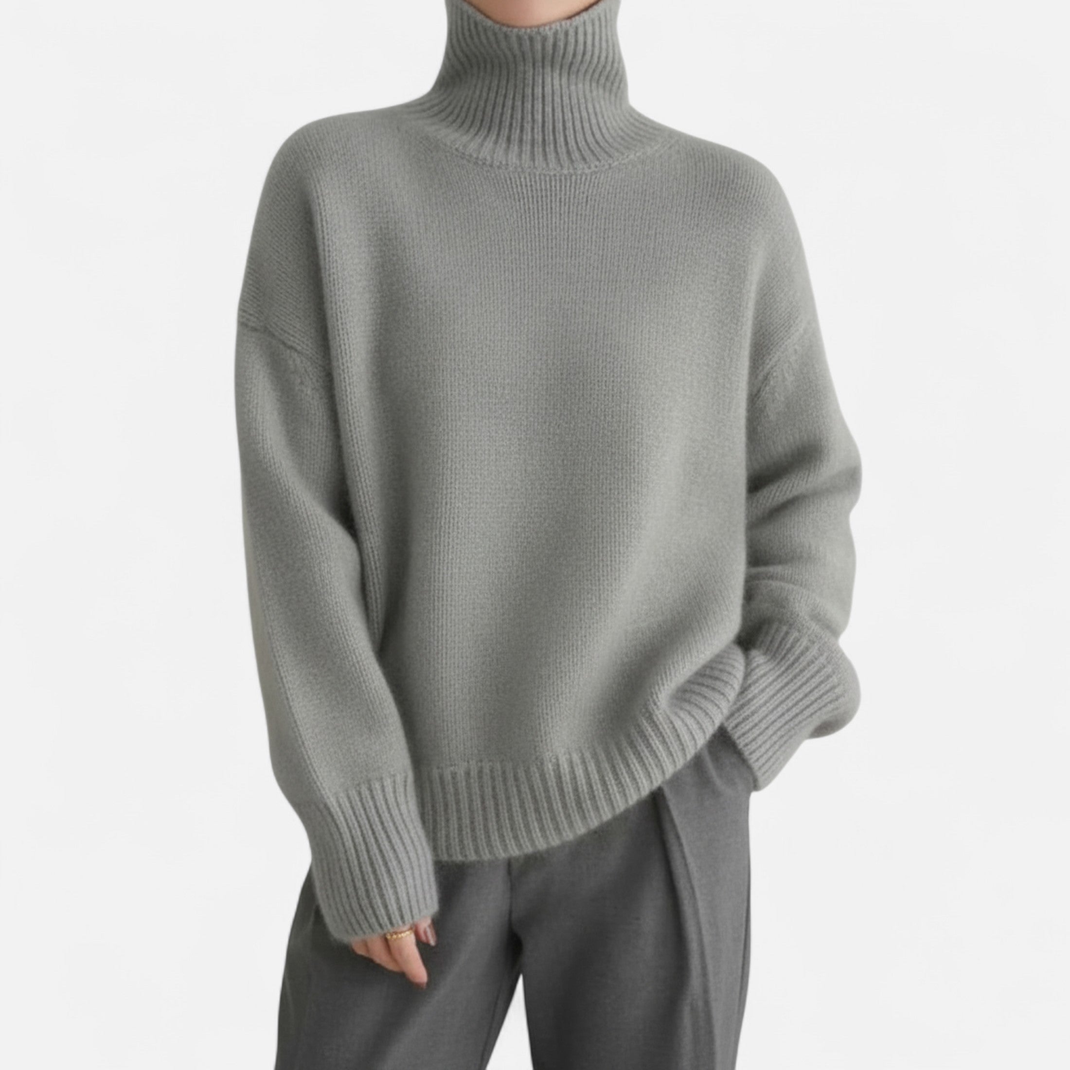 Darvelle | Women's Winter High Neck Cashmere Sweater