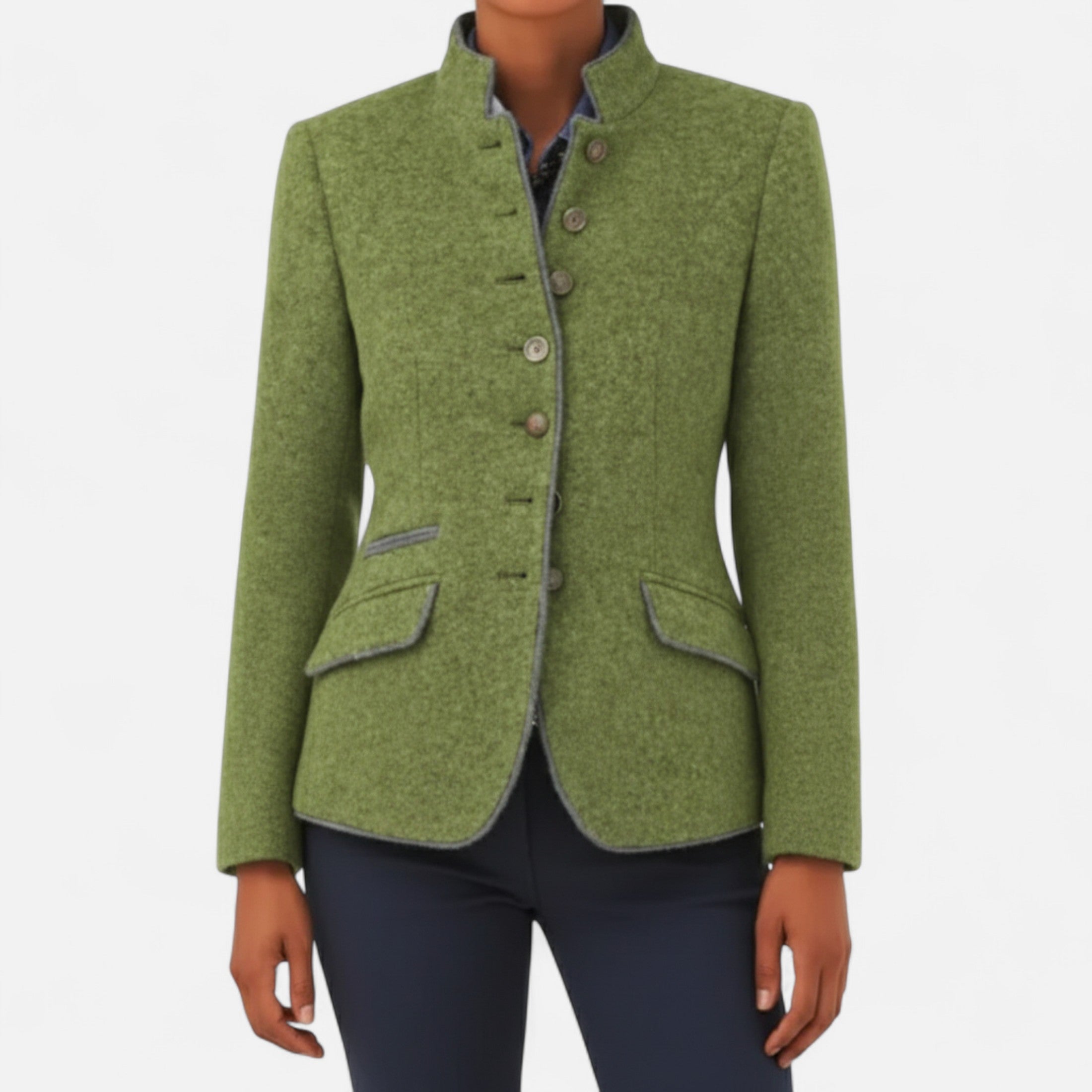 Darvelle | Women's Winter Coat Elegant Imitation Wool