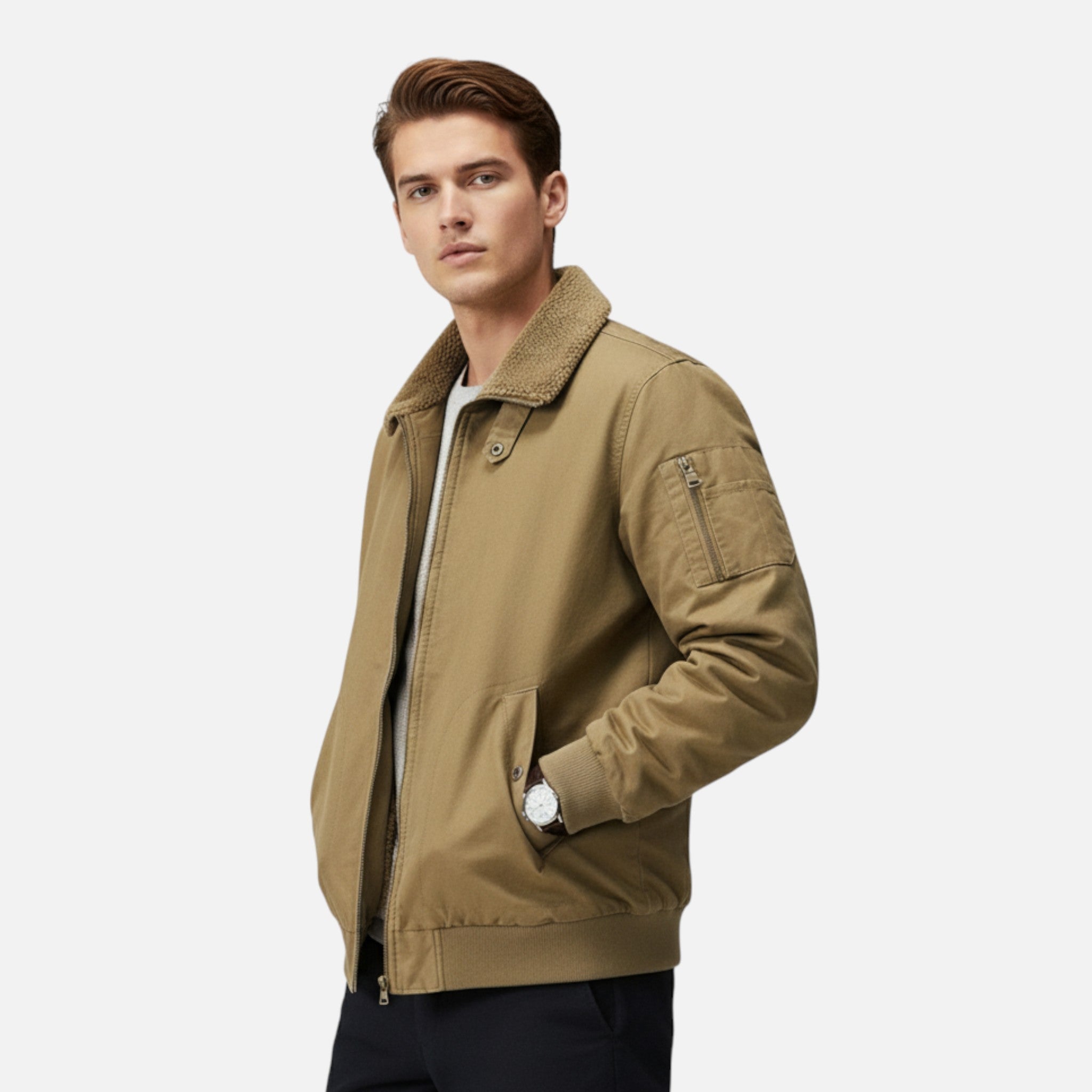 Darvelle | Men's Winter Cotton and Wool Jacket