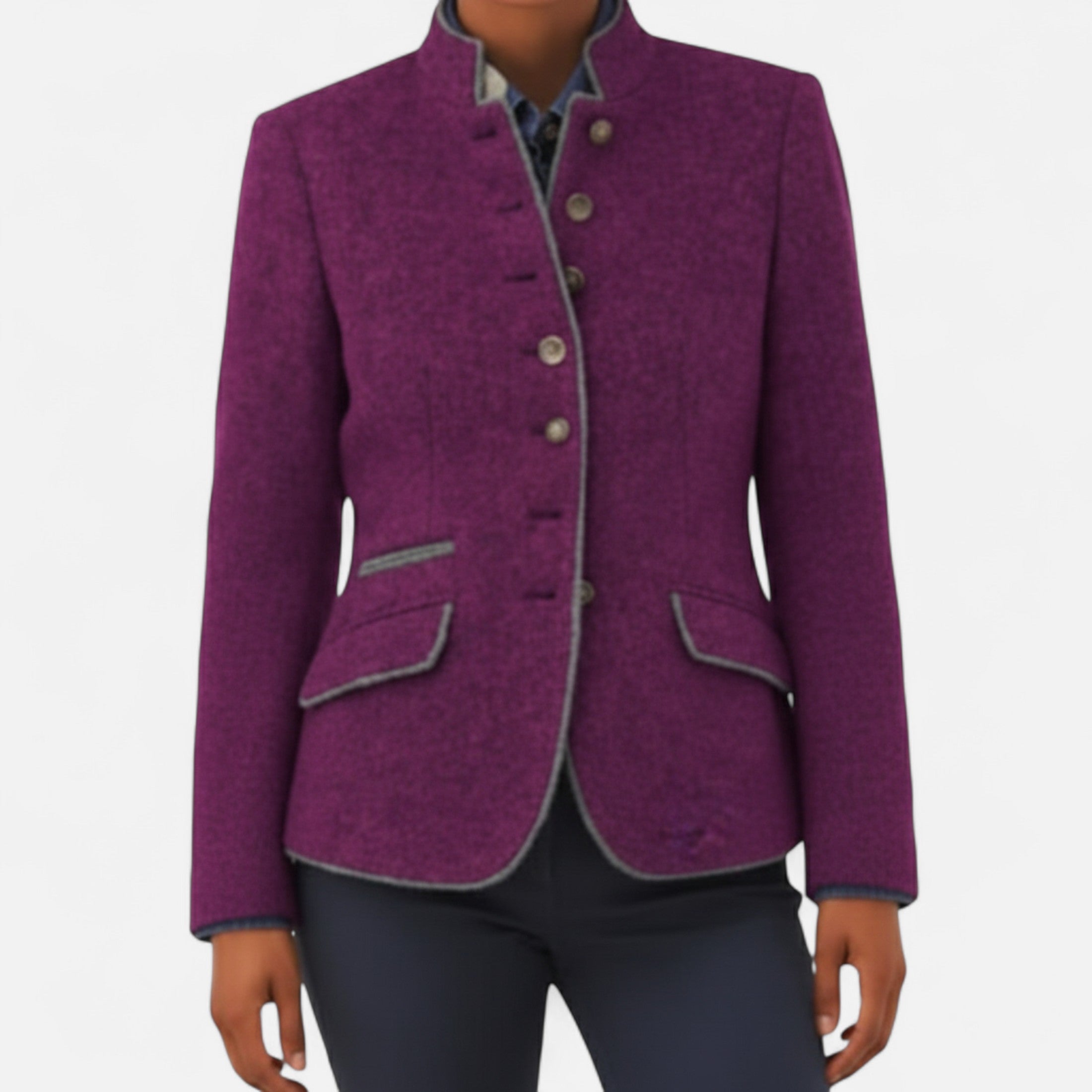 Darvelle | Women's Winter Coat Elegant Imitation Wool