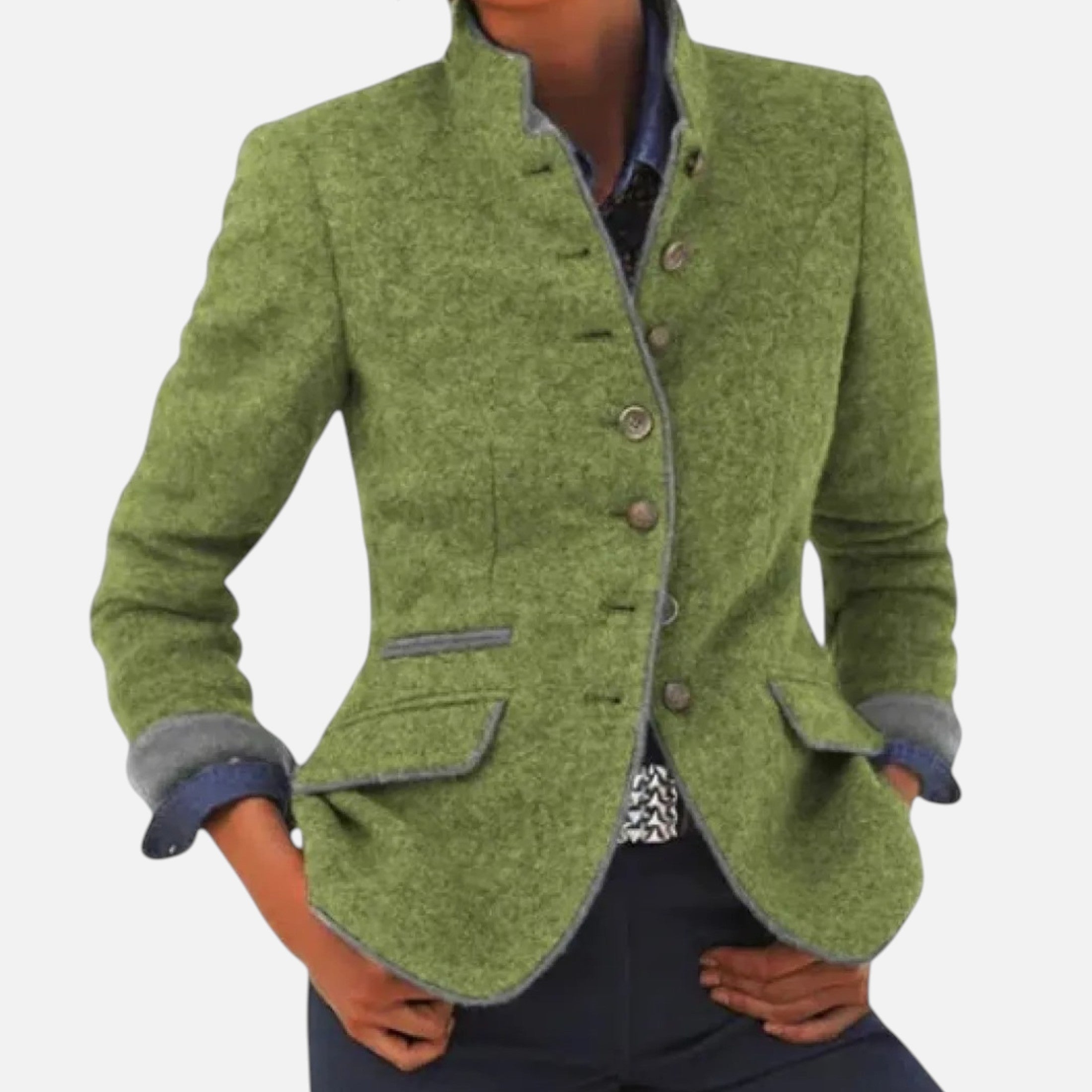 Darvelle | Women's Winter Coat Elegant Imitation Wool