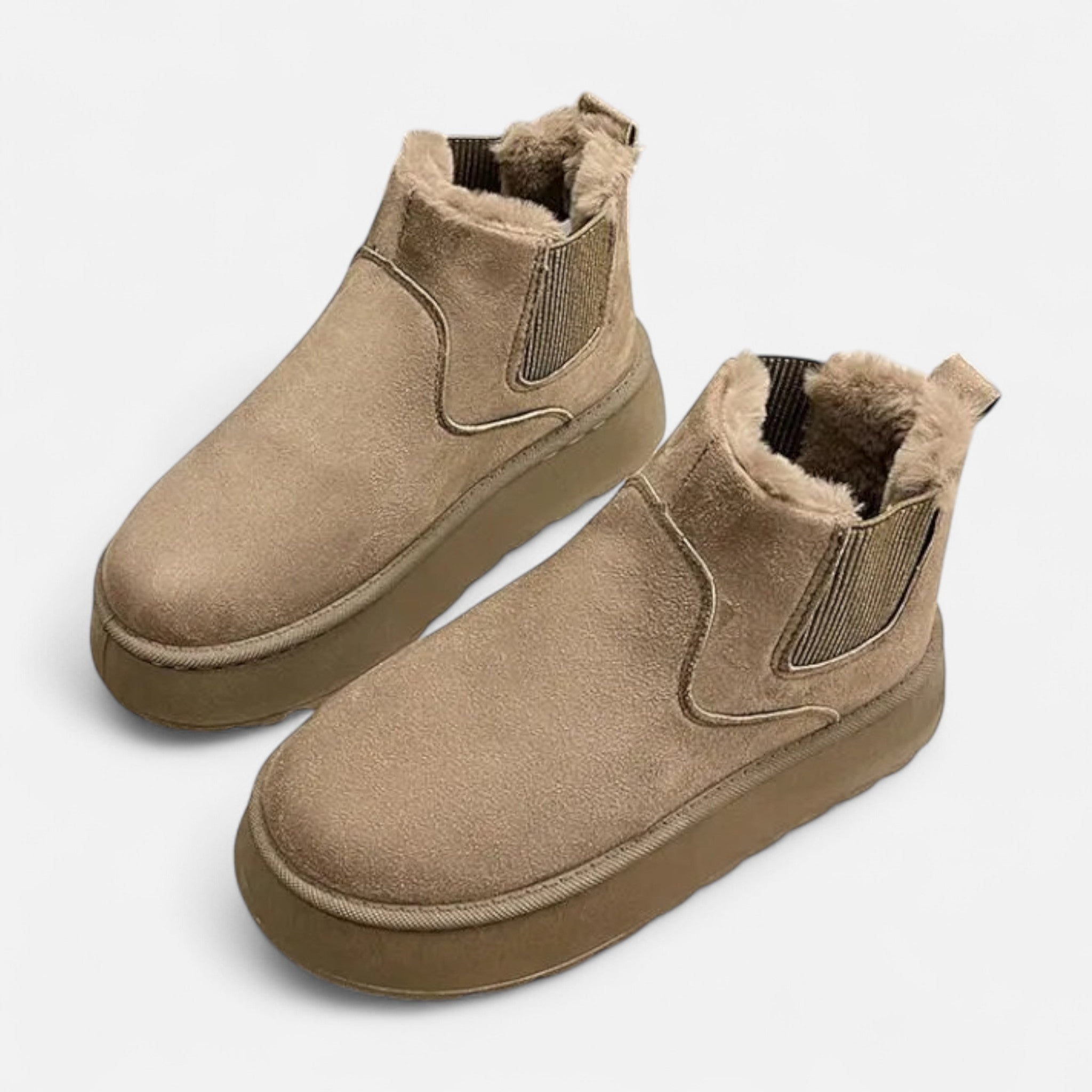 Darvelle | Women's Winter Ankle Boots with Thick Sole and Elegant Design