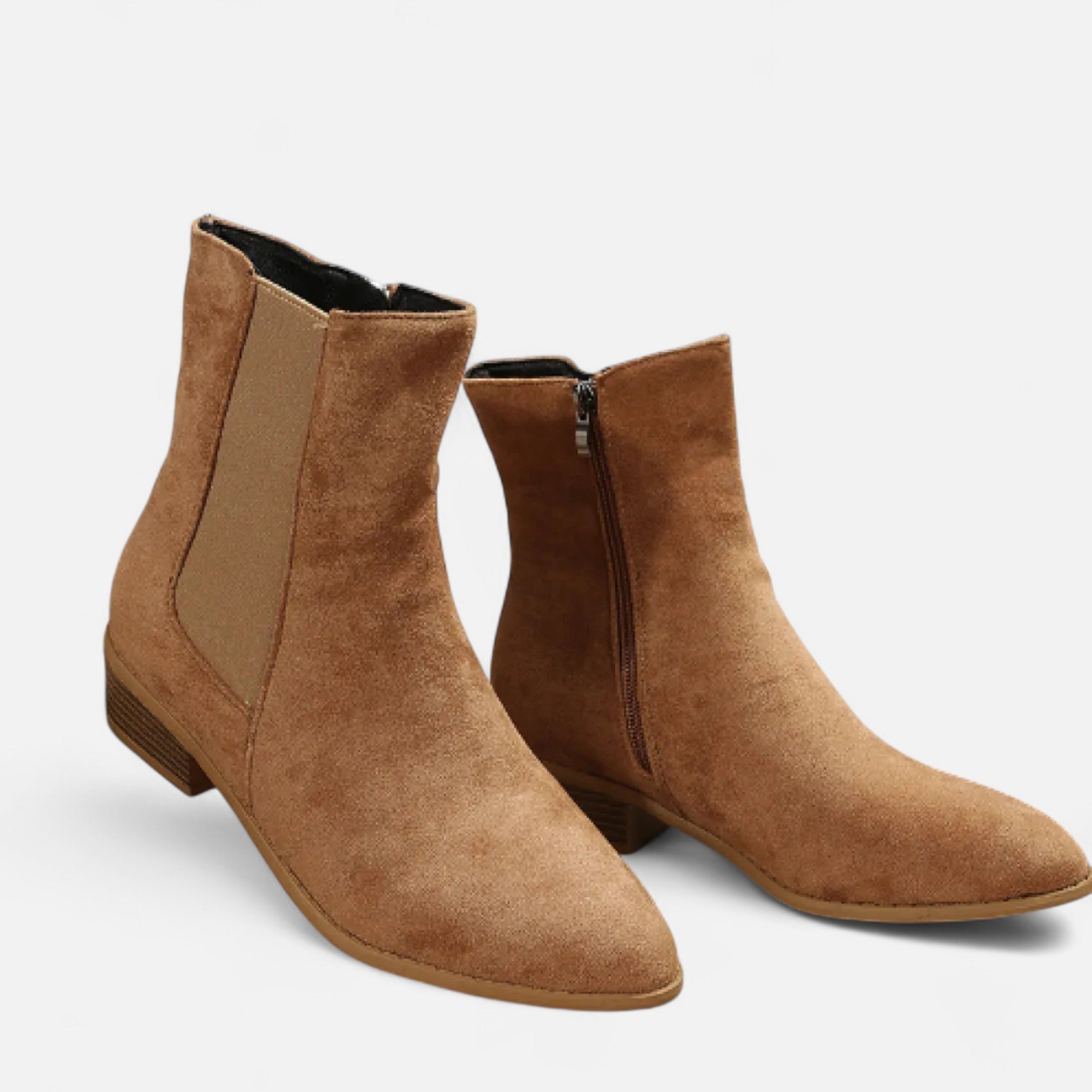 Darvelle | Women's Mid-Heel Chelsea Boots in Suede